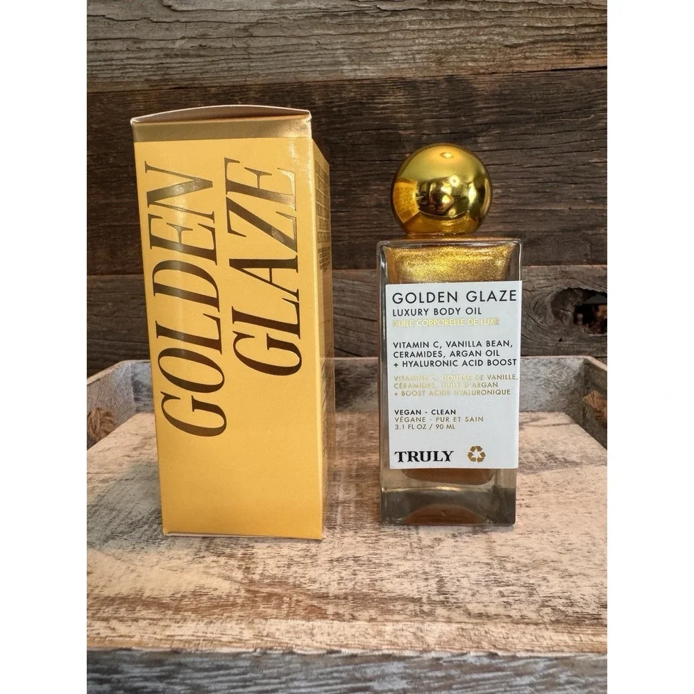 Truly Golden Glaze Luxury Body Oil Vanilla Bean, Vitamin C, 3.1 oz |‎ $38 MSRP